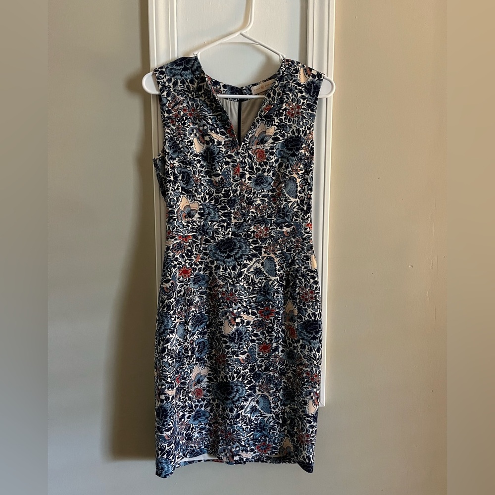 Tory Burch Leila Butterfly Floral Print Dress Size 2